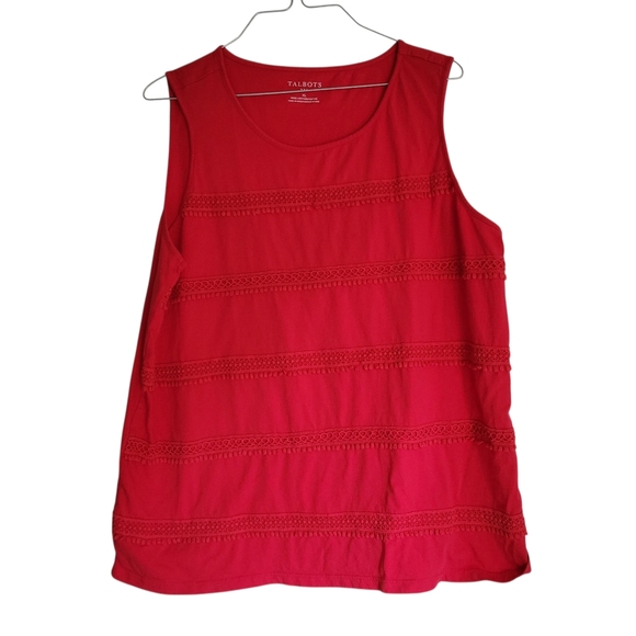 Talbots Tops - Talbots Red Sleeveless Women's Top